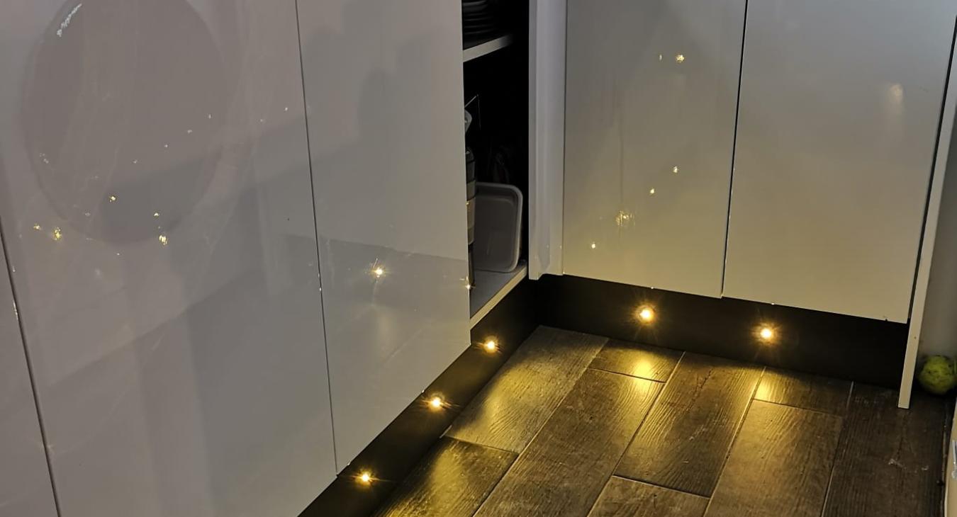 KITCHEN PLINTH LIGHTS FOR AN DREAM NEW LOOK Electrician In Failsworth   Plinth Lights 